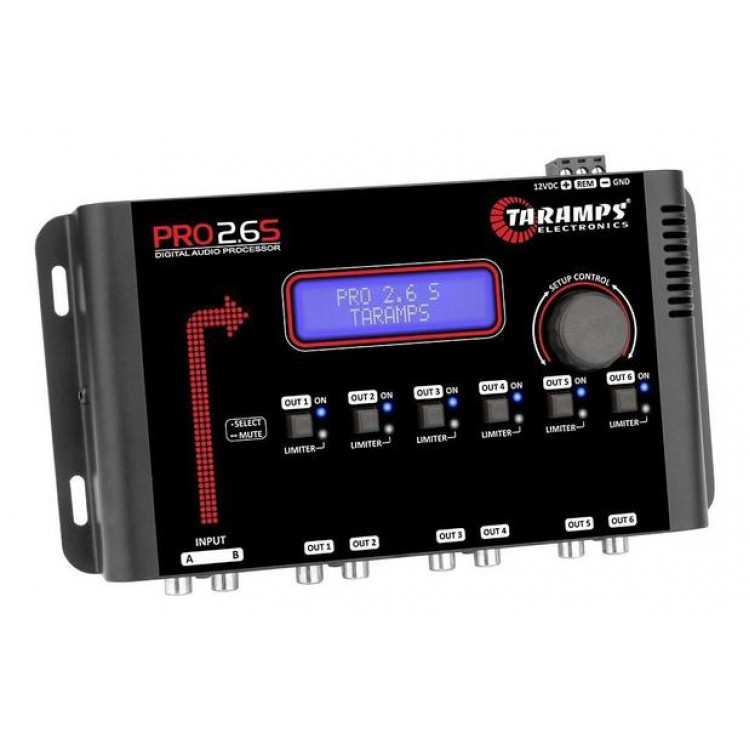 PROCESSADOR DE AUDIO DIGITAL TARAMPS PRO 2.6s