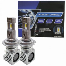 Lâmpada Farol Ultra Led Compact Chip Zes Tiger Auto 6000k H1