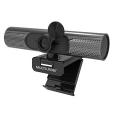 Webcam Ultra HD 2K Foco Automático  Preto Multilaser - WC053