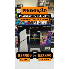 CONSOLE PLAYSTATION 5 MIDIA DIGITAL 1TB + 1 CONTROLE