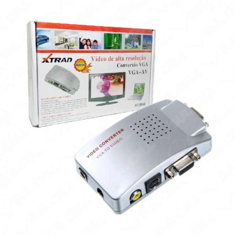 Conversor Vga Para Av Xt-5555