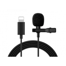 Microfone de Lapela LOTUS LT-MI003 com Entrada Lightning
