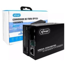 Conversor De Fibra Optica 1000mbps, Par A+b - Kp-ad147