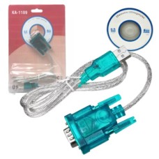 Cabo Adaptador Usb 2.0 Serial Rs232 Db9 9 Pinos - Kapbom Ka-1109