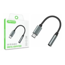 Cabo Adaptador Type C para P2 3.5mm Verde - ZJT-TC-3.5-02-S