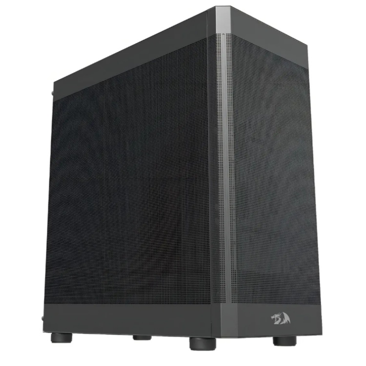 Gabinete Casco Gamer Redragon Aeroflow Preto Ca-603b Preto