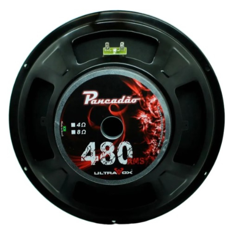 Alto Falante Ultravox Pancadão 480w 12pol Cor Preto