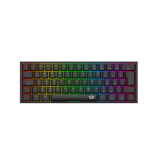 Teclado Mecanico Redragon Anivia Pro, RGB, ABNT2, Switch Marrom, Wireless, Preto, K614RGB-PRO-PT-BROWN