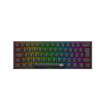 Teclado Mecanico Redragon Anivia Pro, RGB, ABNT2, Switch Marrom, Wireless, Preto, K614RGB-PRO-PT-BROWN