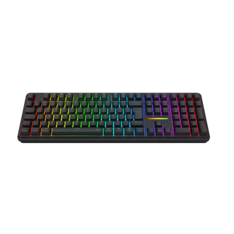 Teclado Mecanico Gamer Redragon Antonium Pro, RGB, Tri-Mode, Switch Redragon Manbo, Preto, K745RGB-PRO Teclado Mecanico Gamer Redragon Antonium Pro, RGB, Tri-Mode, Switch Redragon Manbo, Preto, K745RGB-PRO
