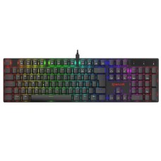 Teclado Mecânico Gamer Redragon Apas RGB Preto Full Size Switch Low Profile Marrom K535-KB