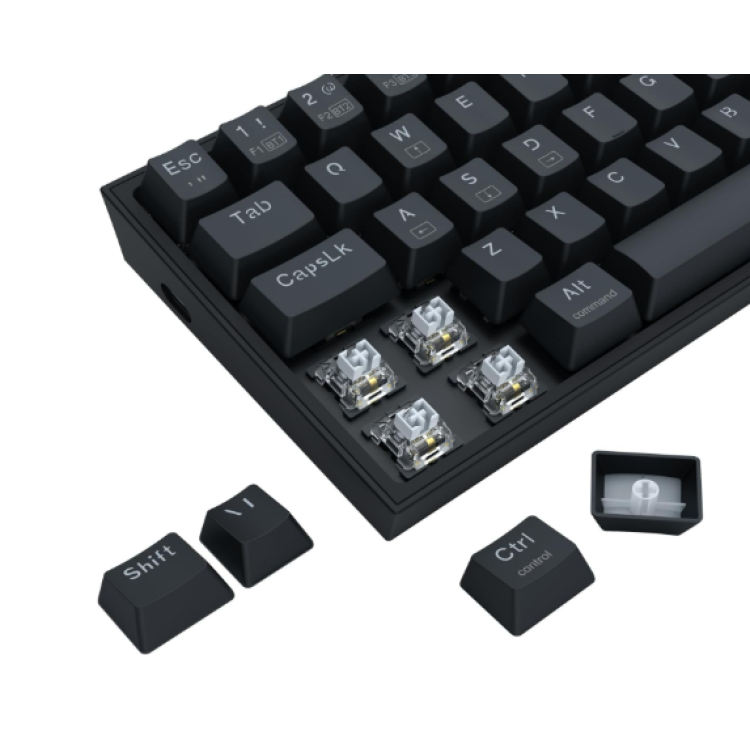 Teclado Mecânico Gamer Redragon Alcor RGB 60% – K717B-RGB-PROO 