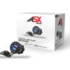 tomada veicular 2 usb bivolt cod asx8233 