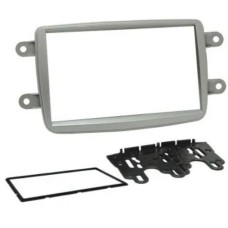 Moldura 2din Duster/logan/sandero/kwid Prata Fiamon 2295