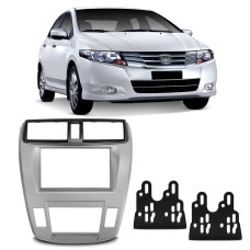 Moldura 2 Din Painel Honda City 08/14 Ar digital  ref 3156 ou 9012 