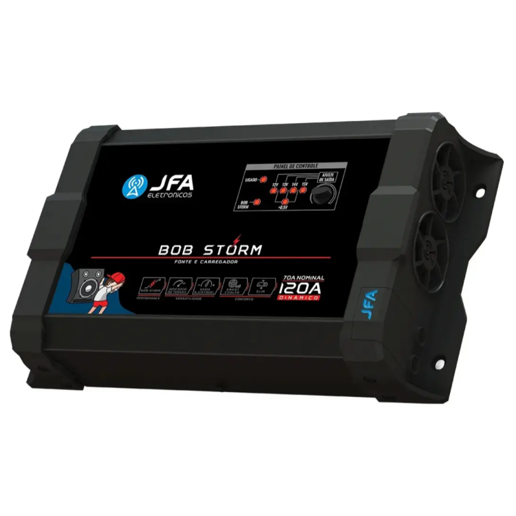 Fonte Carregador Jfa Bob Storm 120a Fonte Carregador Jfa Bob Storm 120a