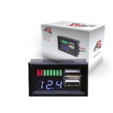 VOLTÍMETRO DIGITAL – 2 USB – BIVOLT ASX