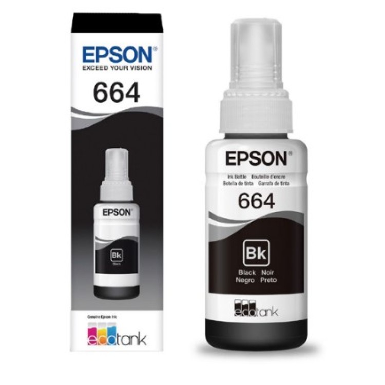 Refil de Tinta Epson 664 Preto Refil de Tinta Epson 664 Preto