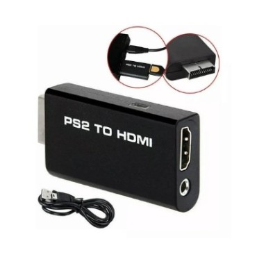 ADAPTADOR PLAYSTATION 2 MACHO X HDMI FEMEA COM SAÍDA DE AUDIO P2 FY (FY-786) 