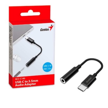 CABO ADAPTADOR GENIUS USB-C PARA 3,5MM ACC-C100