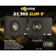 Caixa Amplificada Exclusive Xc 200 Slim 8 200w Rms 1 Canal