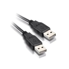 Cabo extensor Usb 2.0 Macho X Macho 2 Metros Extensor Preto