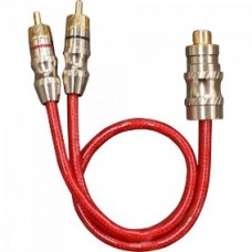 Cabo Y EVUS 1 RCA Fêmea X 2 RCA Macho 40 cm C-026