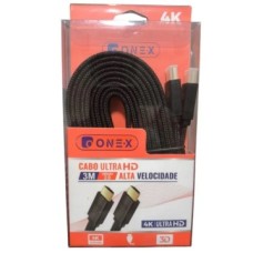 Cabo HDMI 3M One-X 4K