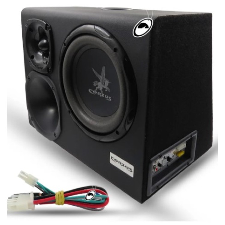 Caixa Amplificada Mini Trio Cxmt300 Corzus 300w Rms