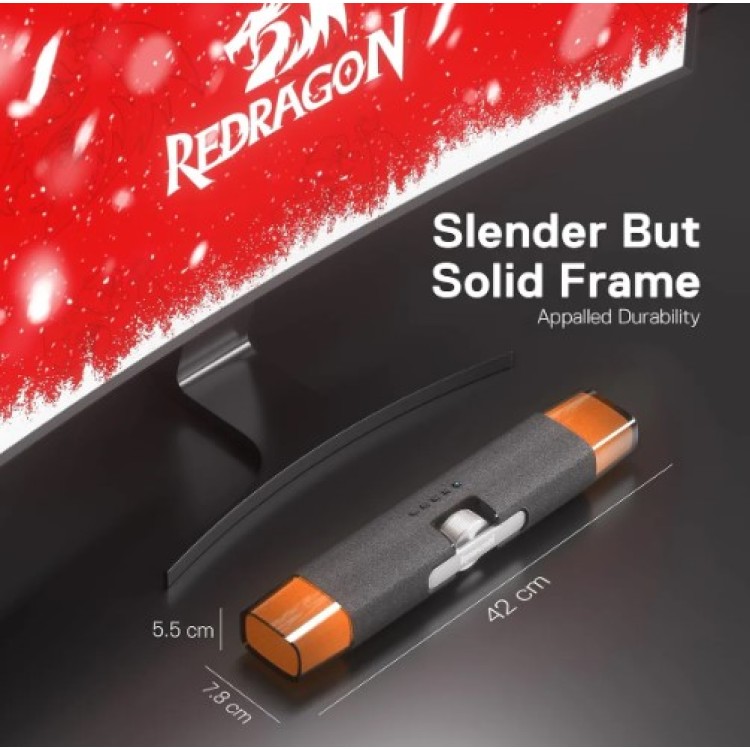 Caixa De Som Gamer Redragon Dora Gs512 Rgb Bluetooth Stereo Preto