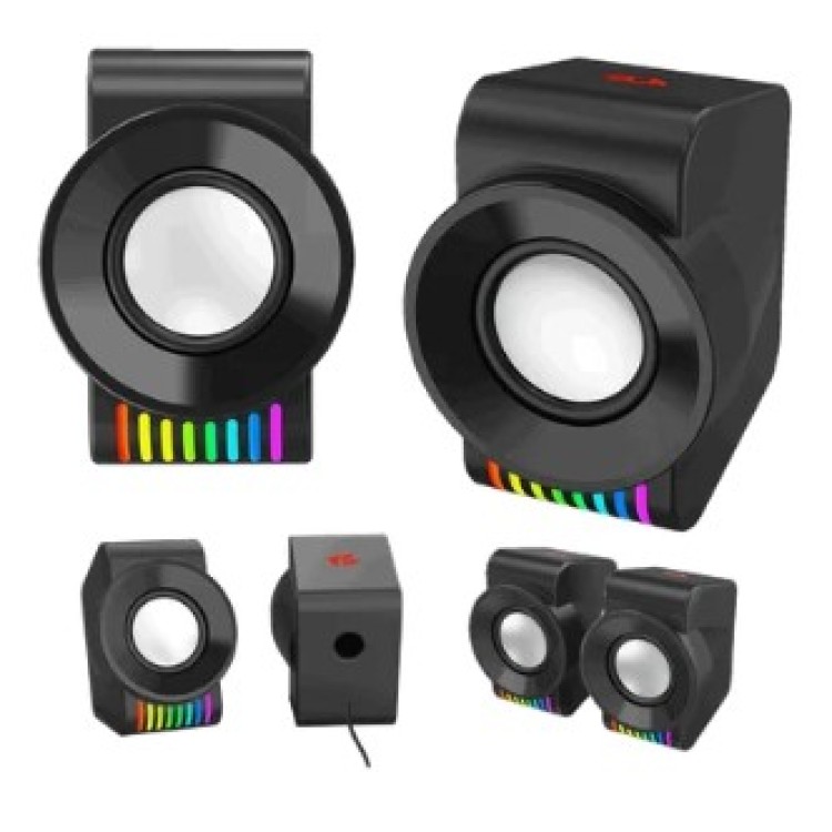 Caixa De Som Kage Gamer Redragon Preto Gs514 2.0 Stereo