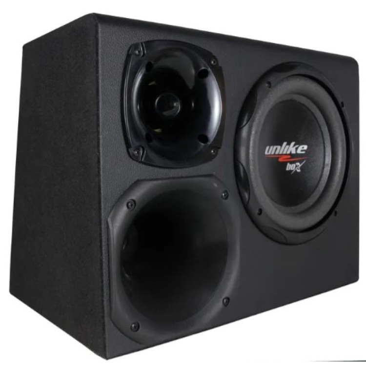 Caixa Trio Amplificada Unlike Unb8t400 400wrms 8pol Dutada
