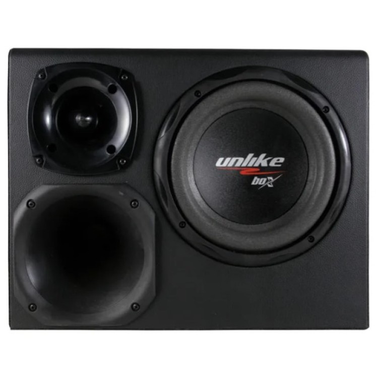 Caixa Trio Amplificada Unlike Unb8t400 400wrms 8pol Dutada