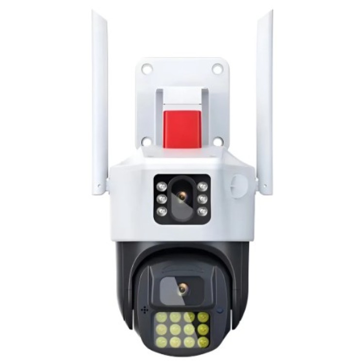 Câmera De Segurança Ip Dupla Com 2 Antenas Sc-b30 - It-blue