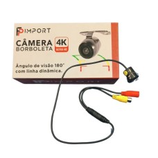 Camera de Ré Borboleta 4k Ultra Hd 180 graus com linha dinamica Fp Import.