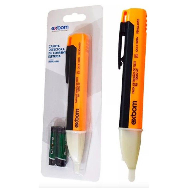 Caneta Detectora de Tensão Exbom Fepro-DT90
