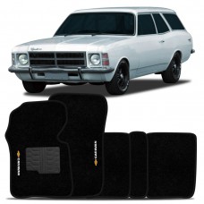 Jogo de Tapetes Chevrolet Caravan Preto 74/92