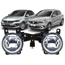 Kit Farol De Milha Completo Fiat Argo Cronos 2017-2020
