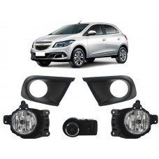 Kit farol de milha onix/new prisma 2017-2019 