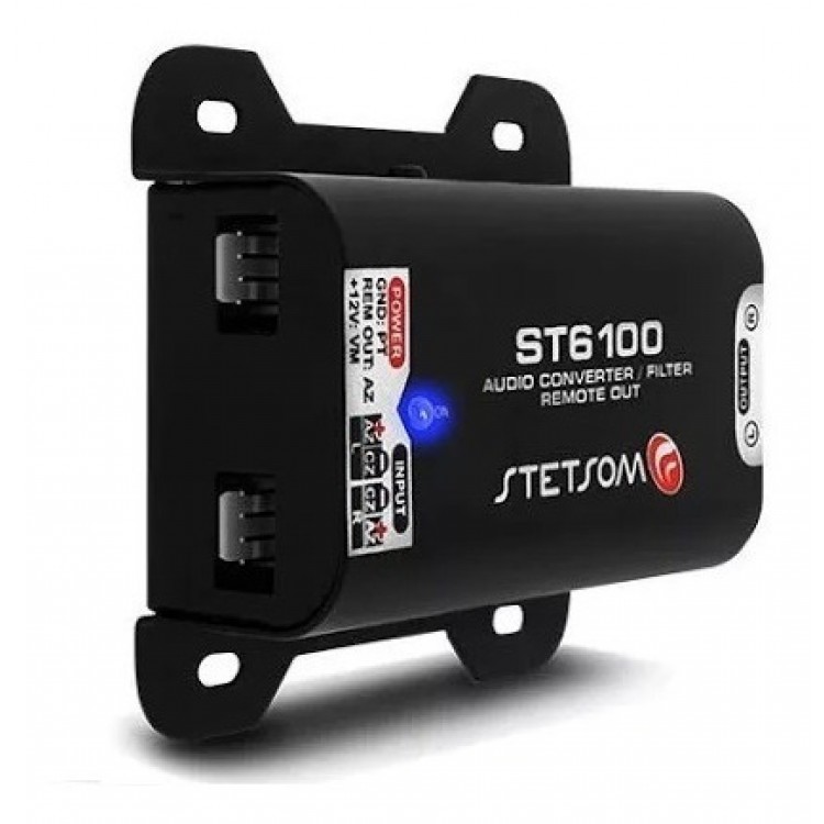 Adaptador Fio Conversor Remoto Auxiliar RCA Stetsom ST 6100 Filtro Anti Ruído