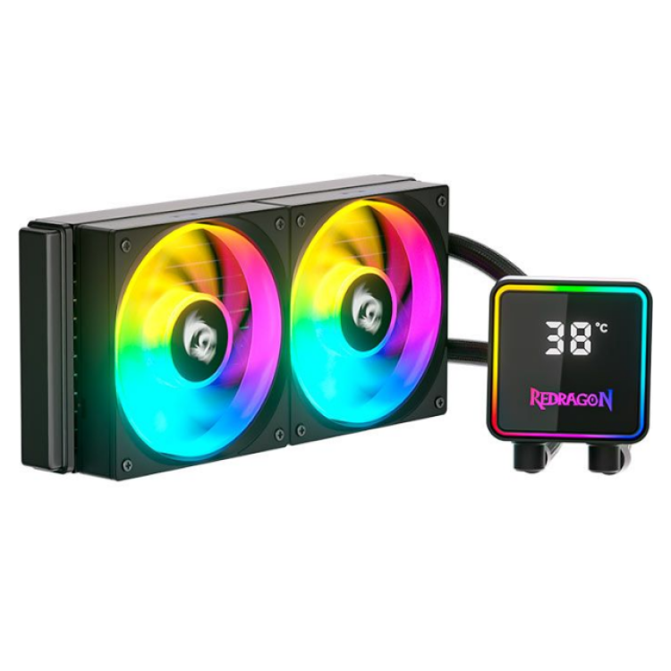 Water Cooler Redragon CCW-1021 240MM ARGB Preto Water Cooler Redragon CCW-1021 240MM ARGB Preto