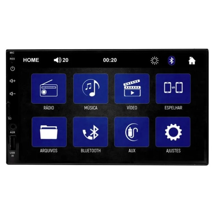 Central Multimidia Mp5 Fdi-mp5 Fitto Discovery 7" Central Multimidia Mp5 Fdi-mp5 Fitto Discovery 7"