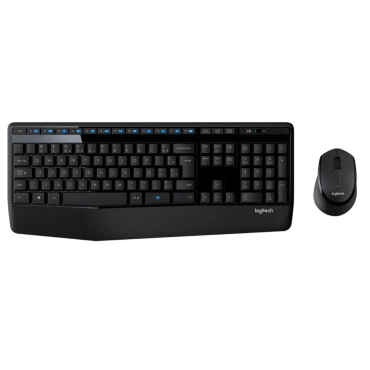 Combo Teclado e Mouse sem fio Logitech MK345 Layout ABNT2