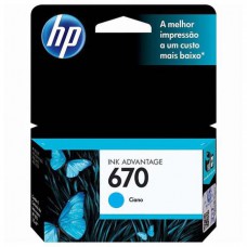 Cartucho Original HP 670 Ciano
