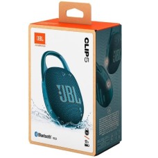 Caixa de som JBL Clip 5 Bluetooth à prova d'água - Azul
