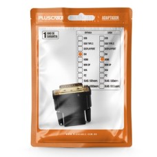 Adaptador DVI M X Hdmi F ADP-DVIHDMI10BK Plus Cable