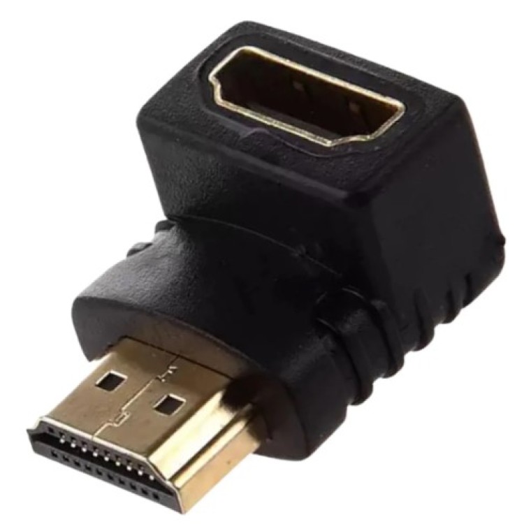Conector Emenda HDMI FEMEA x HDMI MACHO 90º