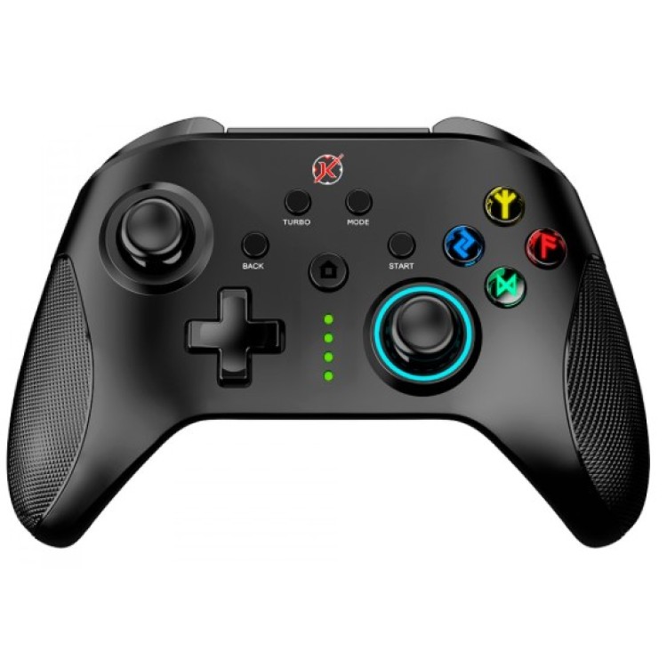 Controle Gamer Kalkan Tyr, RGB, Bluetooth, PC/Android/iOS, Preto, KLK00004