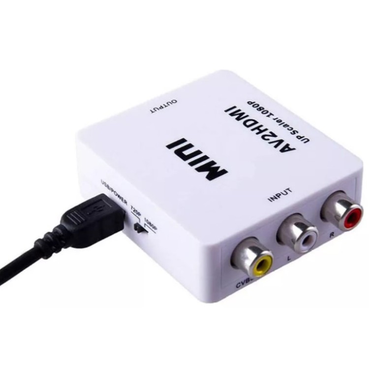 Conversor de Vídeo AV x HDMI AV2HDMI