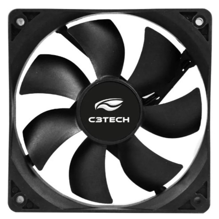 Cooler Fan para Gabinete, C3tech F7-100bk Storm 120mm - Preto